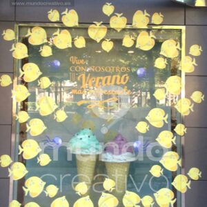 Escaparate farmacia - campaña verano