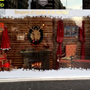 Escaparate Navidad farmacia Boix