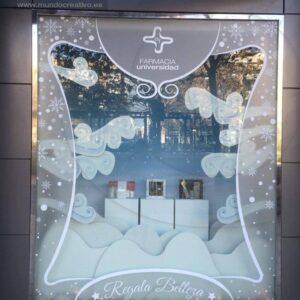 Escaparate farmacia - campaña navidad