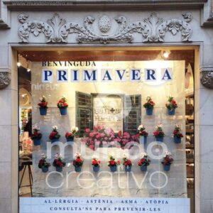 Escaparate farmacia - campaña primavera