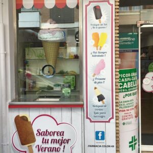 Escaparate verano helados